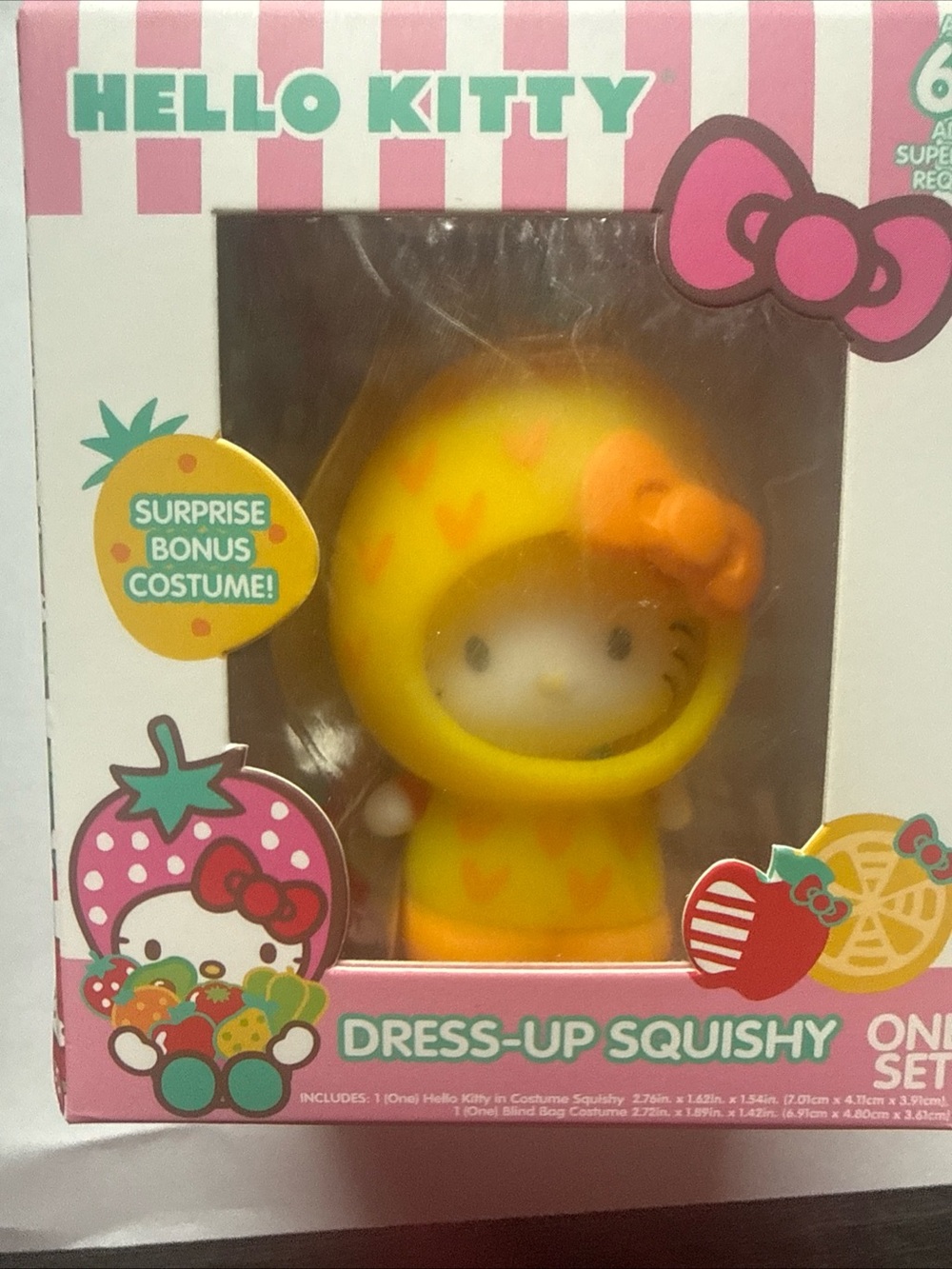 Hello Kitty Pink Box with Barcode and Logo